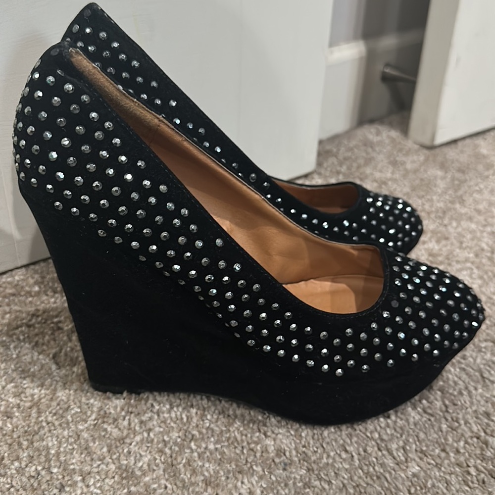 Studded Wedges - Picture 2 of 4